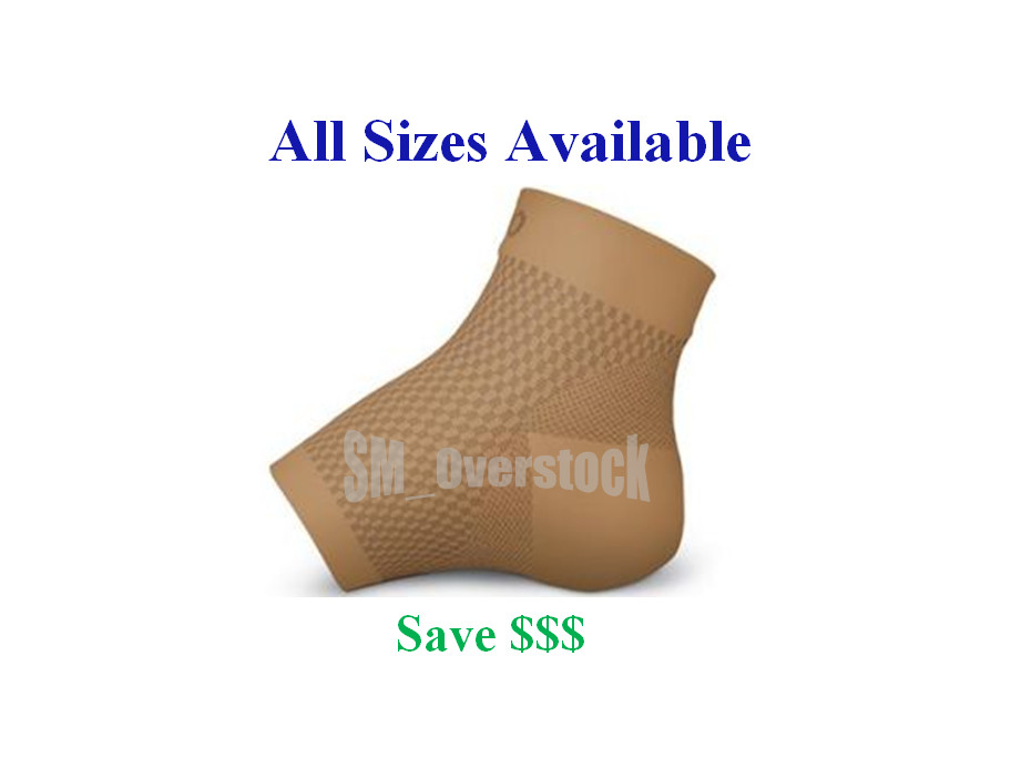 Darco DCS Plantar Fasciitis Sleeve, Supportive Arch Compression DCS-PF TAN Color