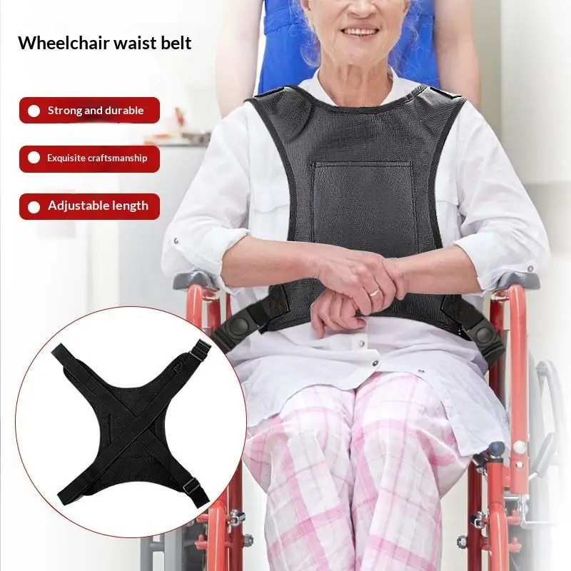 Wheelchair Seat belt Lightweight Transport Straps Medical Safety Restraints