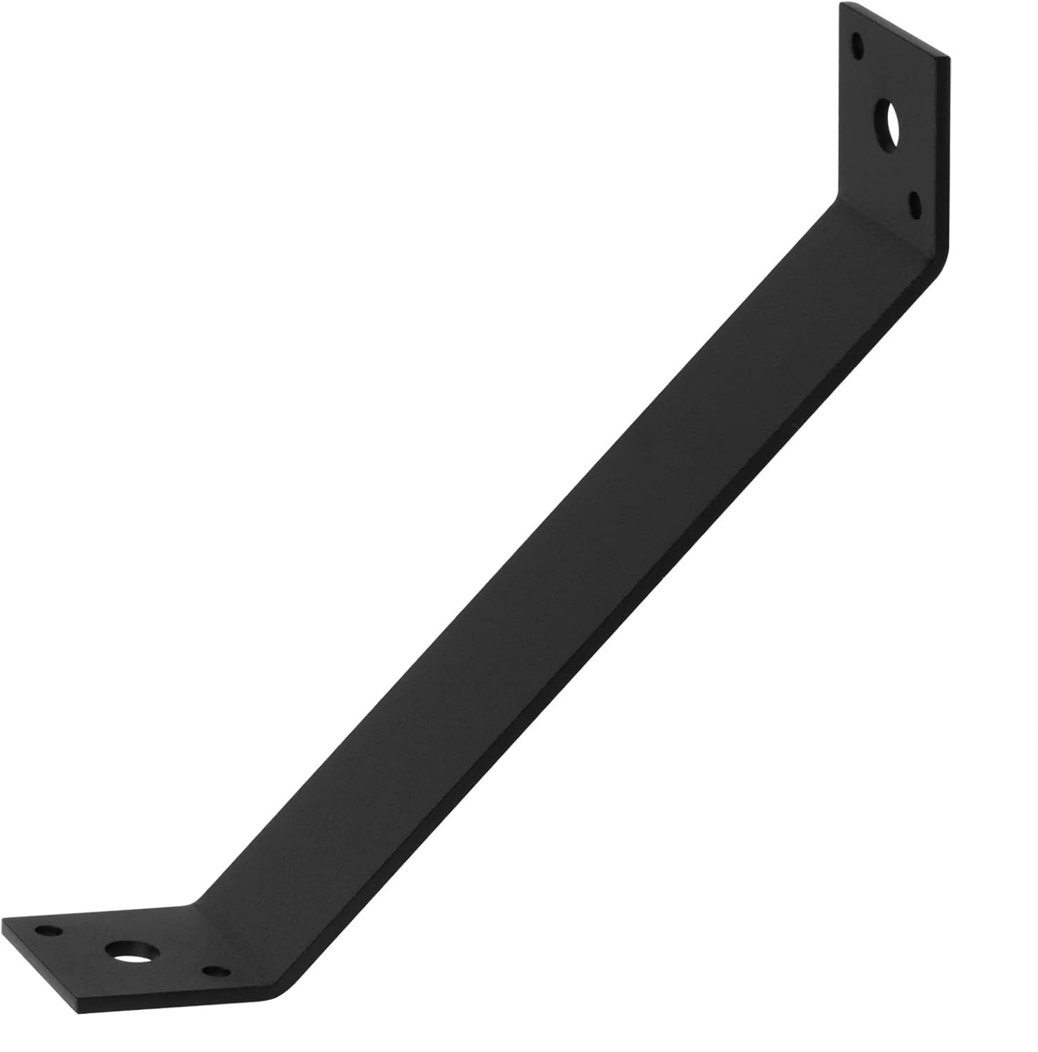 4 Heavy-Duty 45-Degree Angle Bracket Straps – 11 Gauge Low Carbon Steel