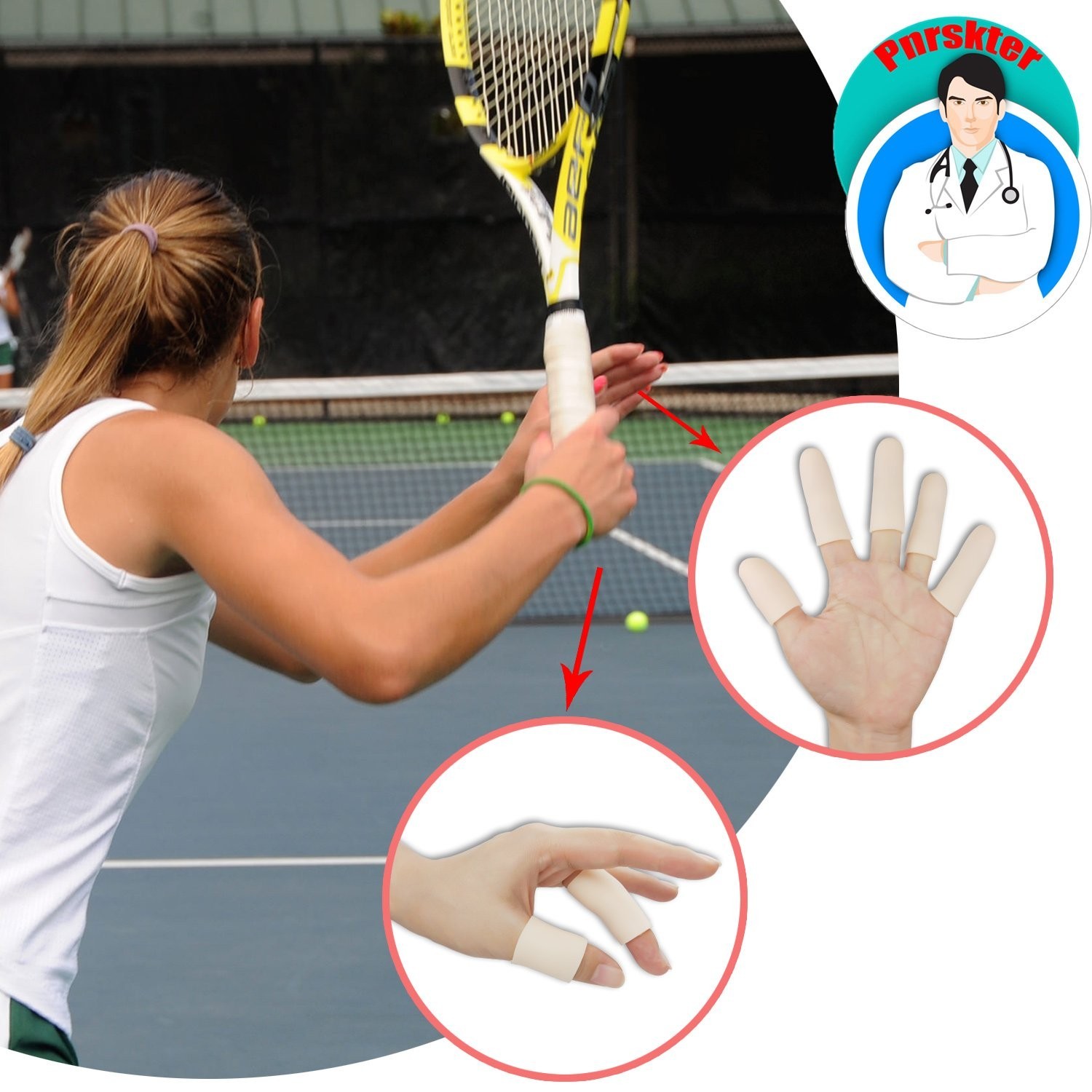 Gel Finger Cots, Finger Protector Support14 PCS NEW MATERIAL Finger Sleeves G…