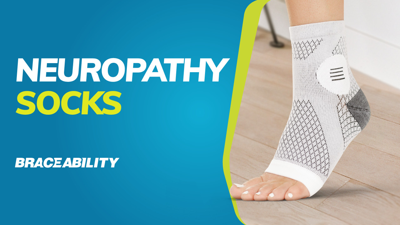 Compression Neuropathy Socks (3 Pairs) – Toeless Foot Sleeves for Diabetic Relie
