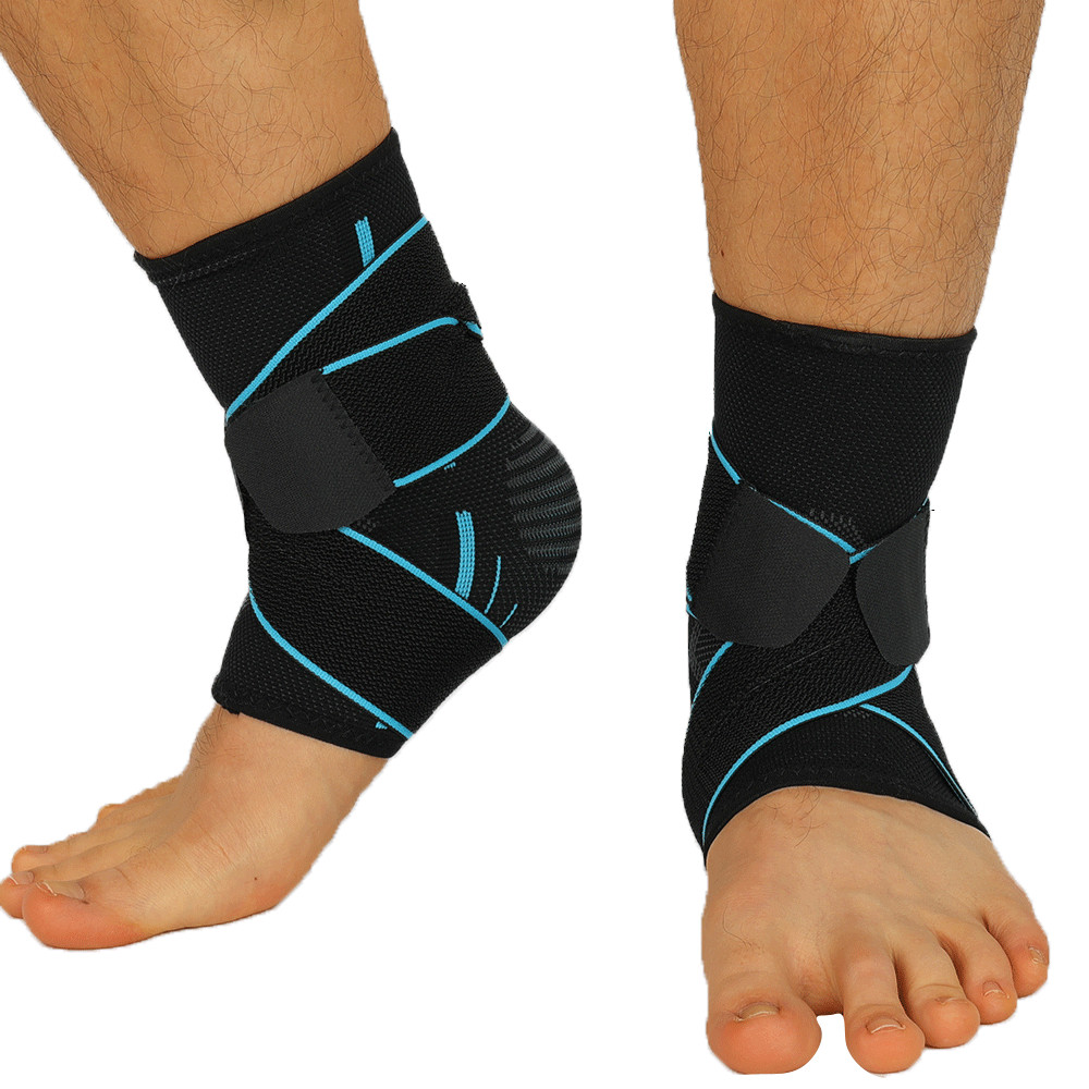 Ankle Support Adjustable Elastic Sleeve Brace Foot Sports Running Injury Protect