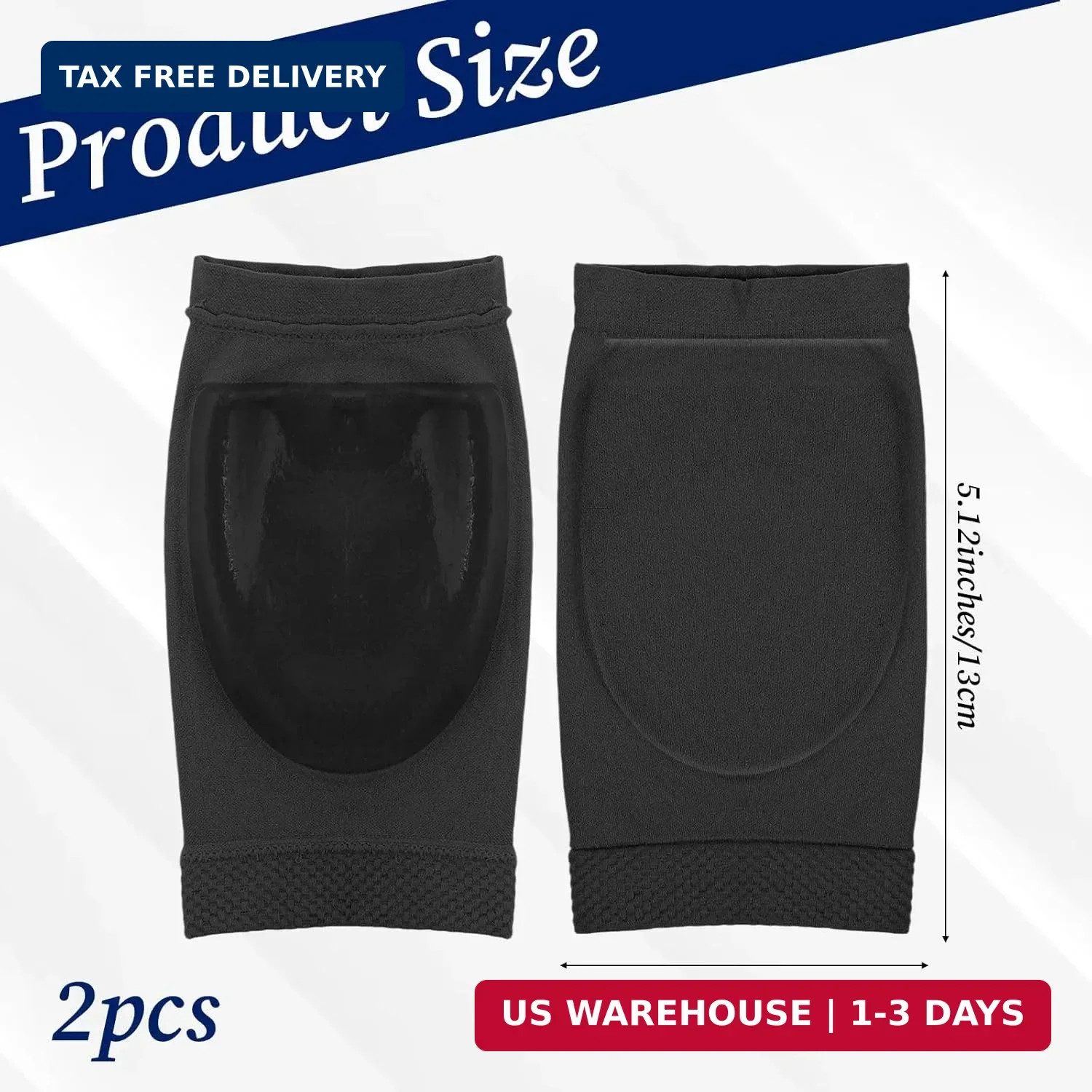 2 Pcs Achilles Tendon Heel Protector Compression Padded Sleeve Socks Premium Gel