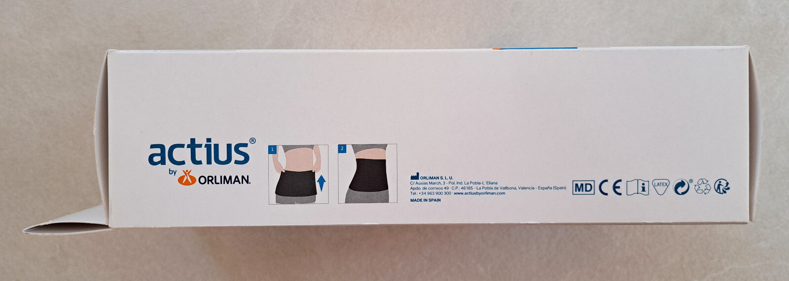 Abdominal band – Elastic – actius by Orliman