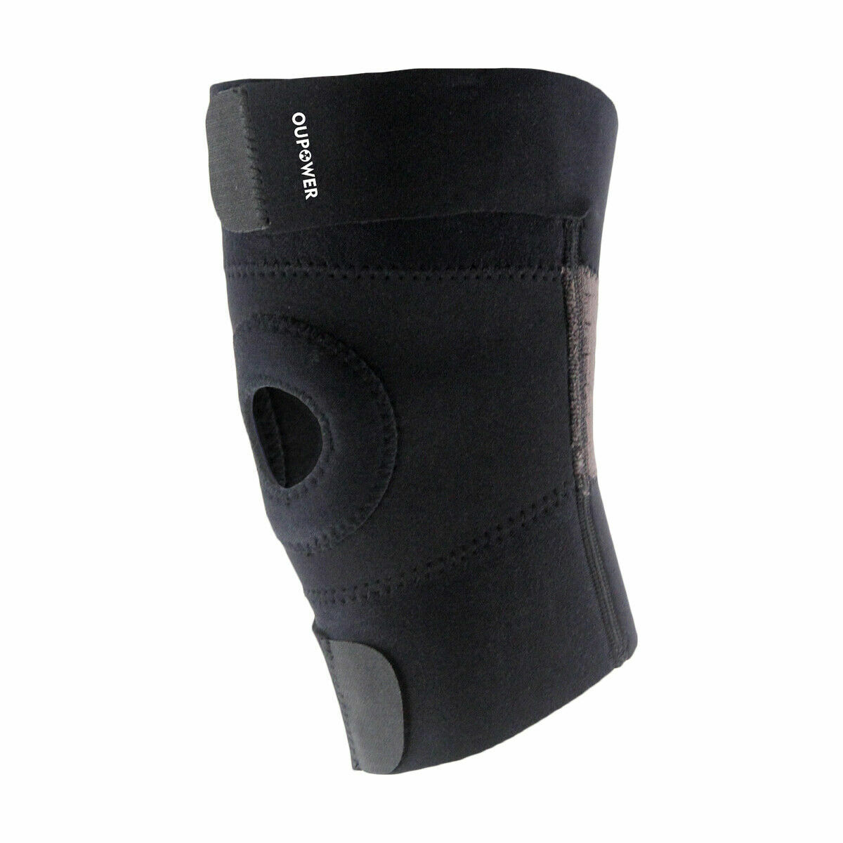 1PC OUPOWER Adjustable Sports Training Elastic Knee Support Brace Kneepad Black