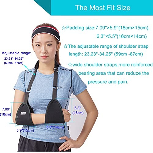 Triangle Dislocated Arm Sling Shoulder Immobilizer Rotator Cuff Wrist Type1