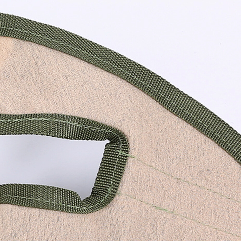 Green Canvas Cervical Traction Belt Neck Stretcher Band Vertebrae Stretch Fixing