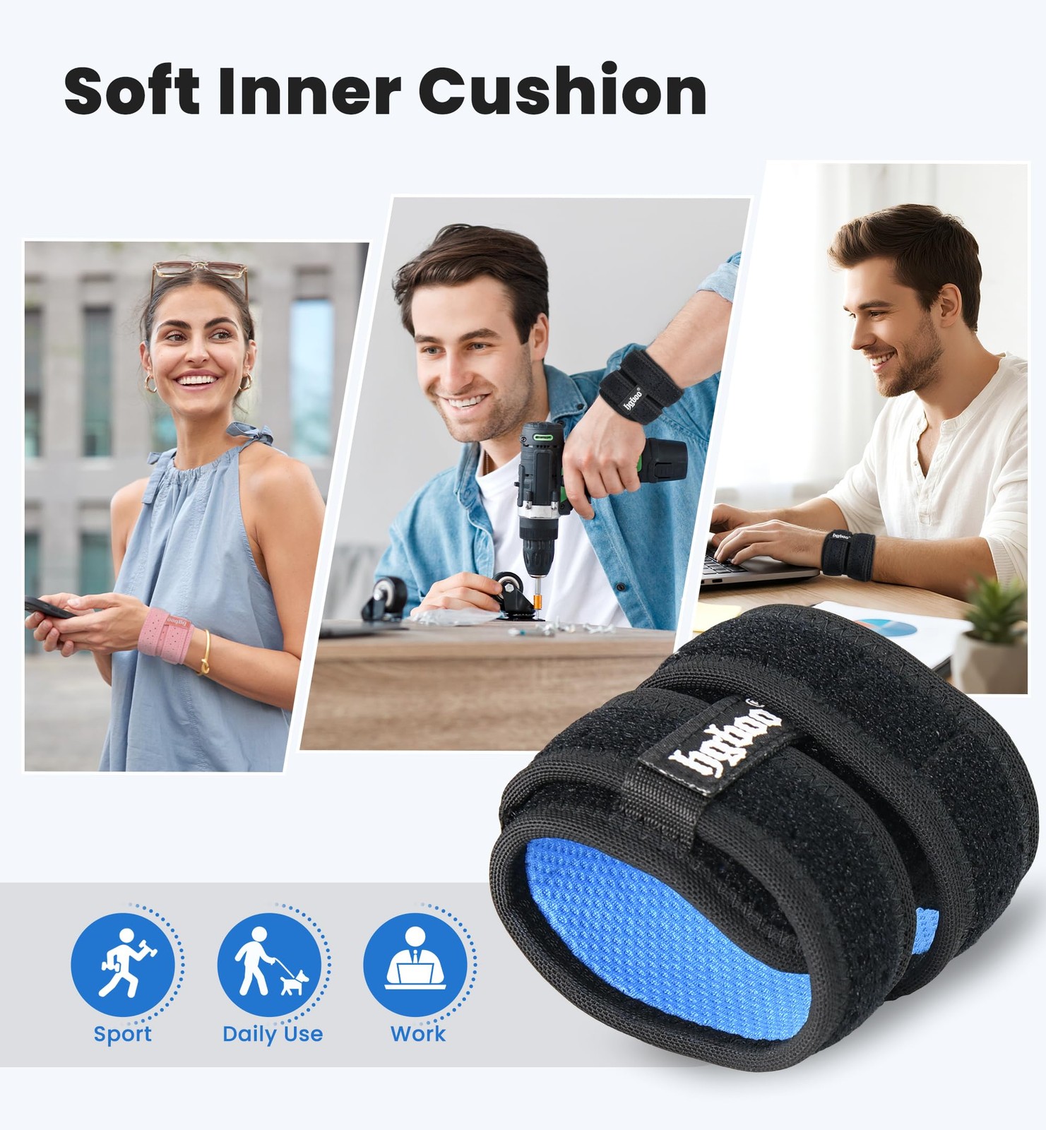 2-Pack TFCC Wrist Brace Support for Ulnar Pain, Carpal Tunnel & Tendinitis Re…