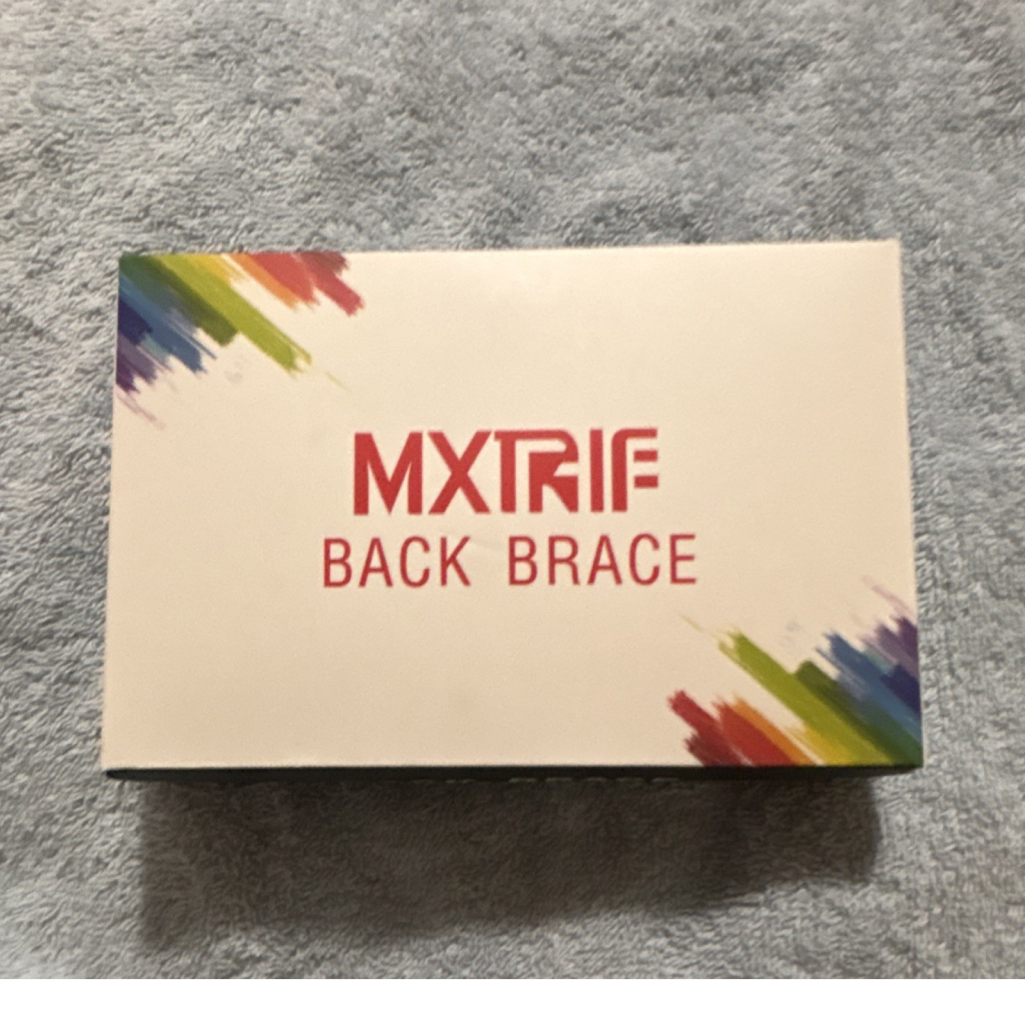 MXTRIF Back Brace Medium Black X00NWESC0B for Back Support