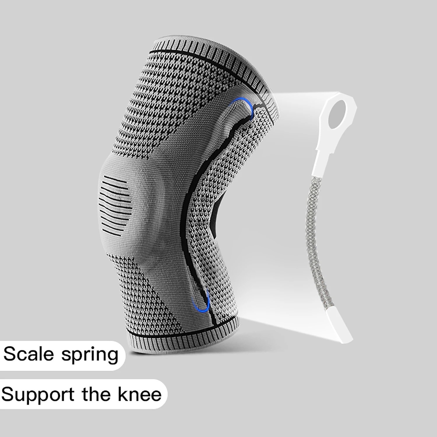 Knee Sleeves Compression Brace Support Sport Joint Injury Pain Arthritis Relief