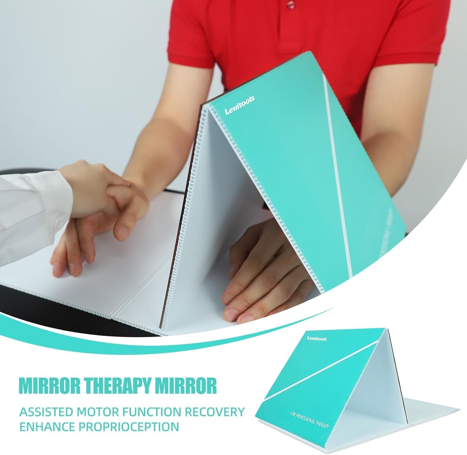 Lightweight Folding Mirror Therapy Box for Effective Hand & Arm Rehabilitation