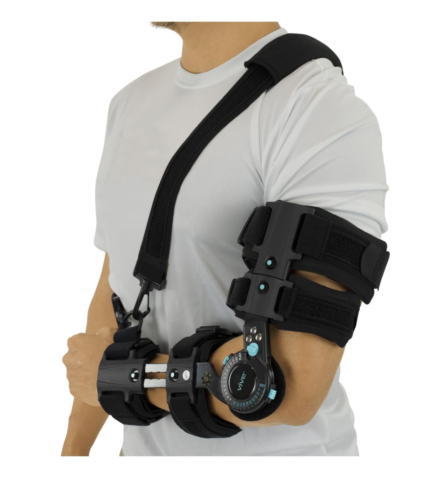 Hinged Elbow Brace – Range of Motion Support Sling Stabilizer Dislocated Arm