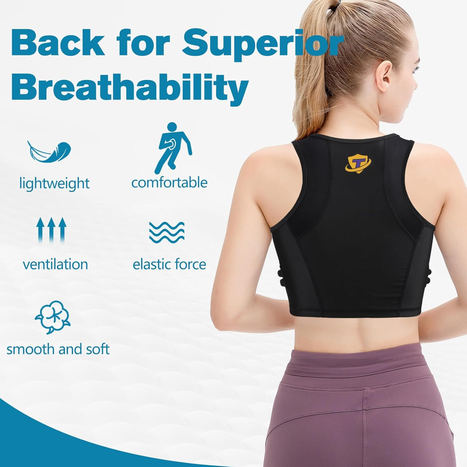 Impact Vest for Women Chest Protector Padded Compression Vest for Sports, Karate