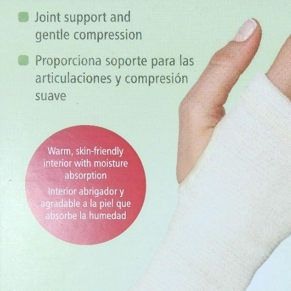 Sleeve Wrap for Wrist Hand Joint Support Soft Compression S/M L/XL Copper Thread