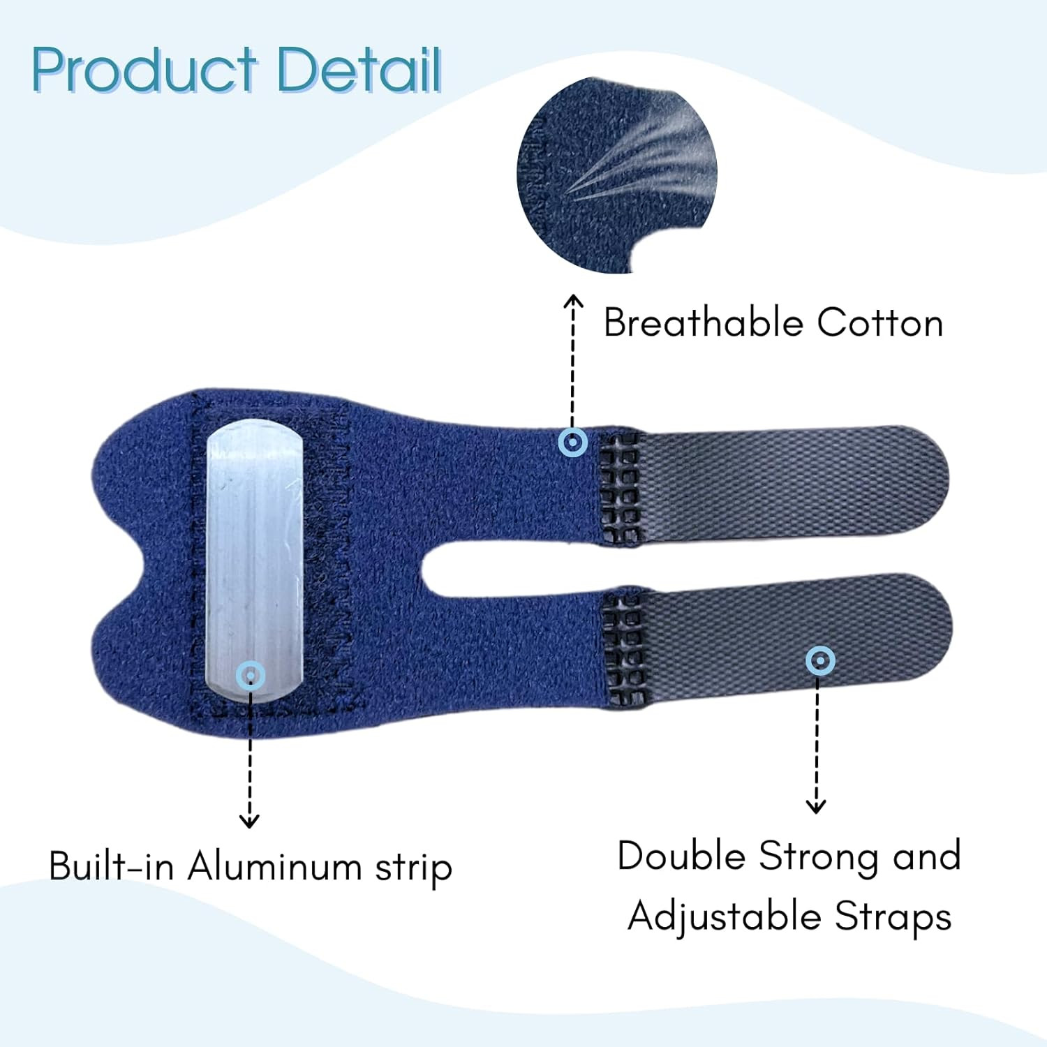 5 Pcs Thumb Finger Splint,Trigger Finger Splints,Finger Brace,Injured Mallet Fin