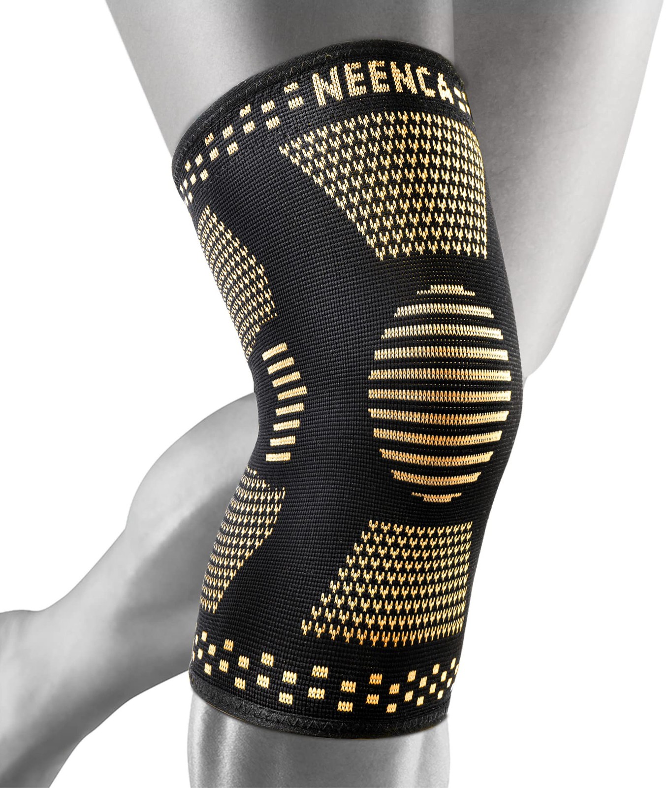 NEENCA Copper Knee Braces for Knee Pain Relief – 2 Pack Knee Sleeves Set, Kne…