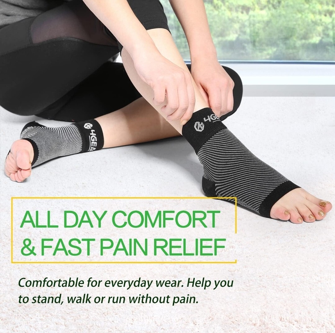 Plantar Fasciitis Foot Pain Relief Kit-9pcs Heel & Arch Pain Relief, Strong Ankl