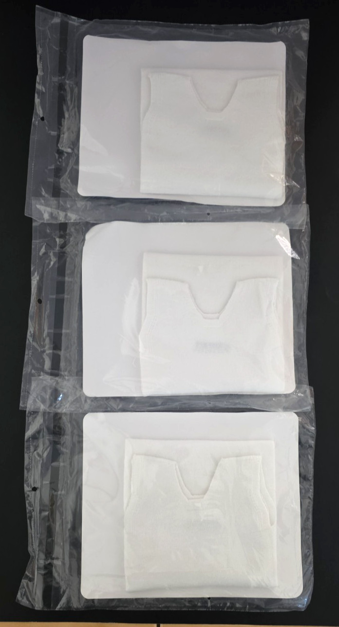 3x Knit Rite Torso Interface Original Small 6″x14″ Protective Body Sock