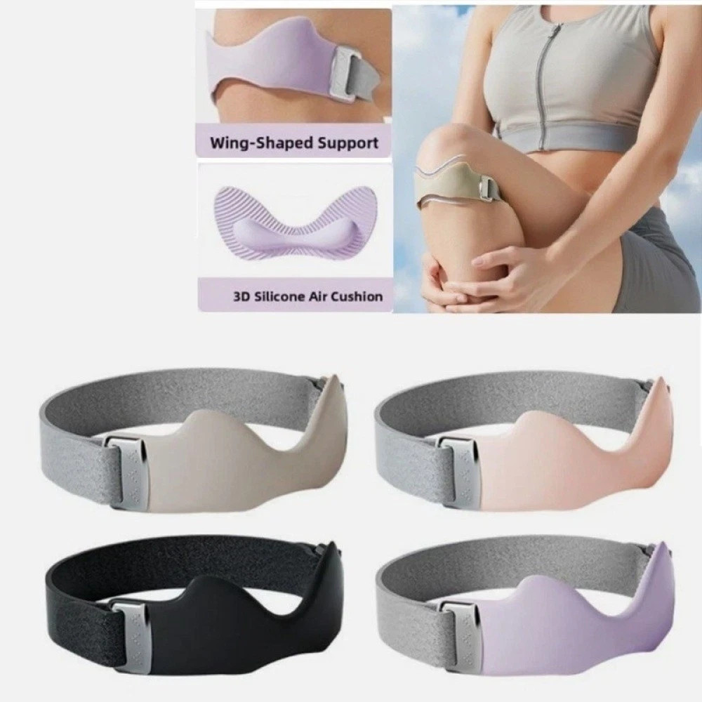 Adjustable Knee Strap Brace Patella Support Silicone Pad Sports Running Gym