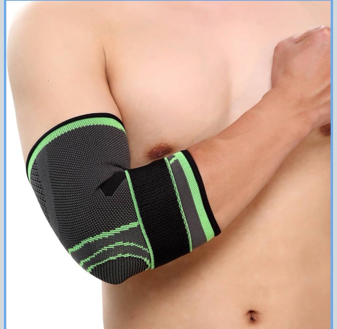 SBK Adjustable Elbow Support Sleeve Nylon 70%, Spandex 30%