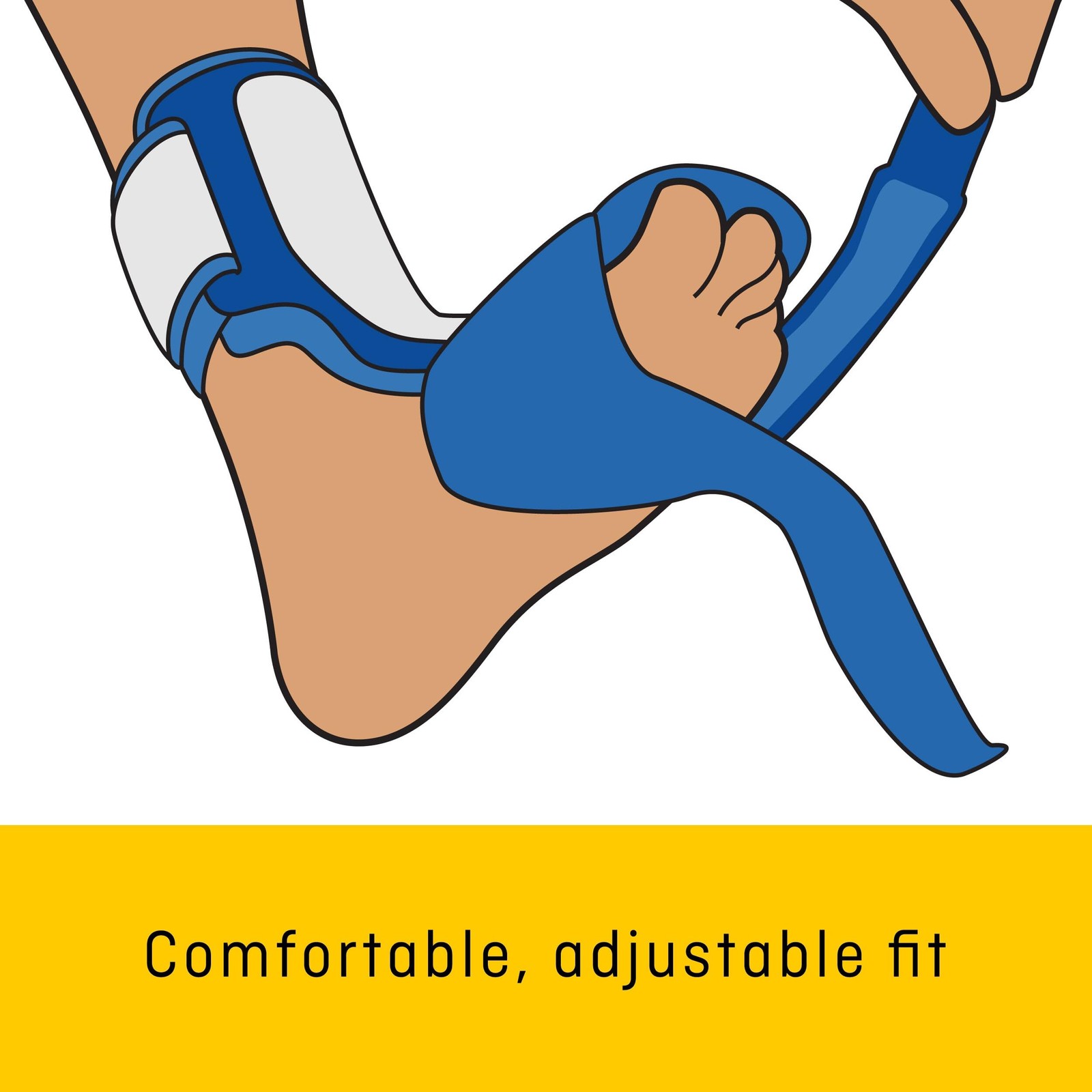 Plantar Fasciitis Night Support Adjustable Brace Foot Heel Pain Relief