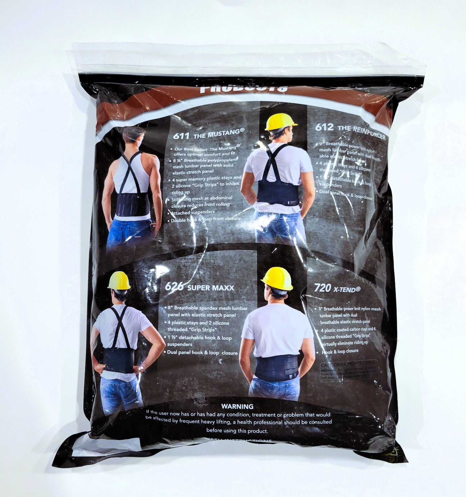 Occunomix Back Support Brace Product #611 The Mustang SZ 3X 54-58″ NEW SEALED
