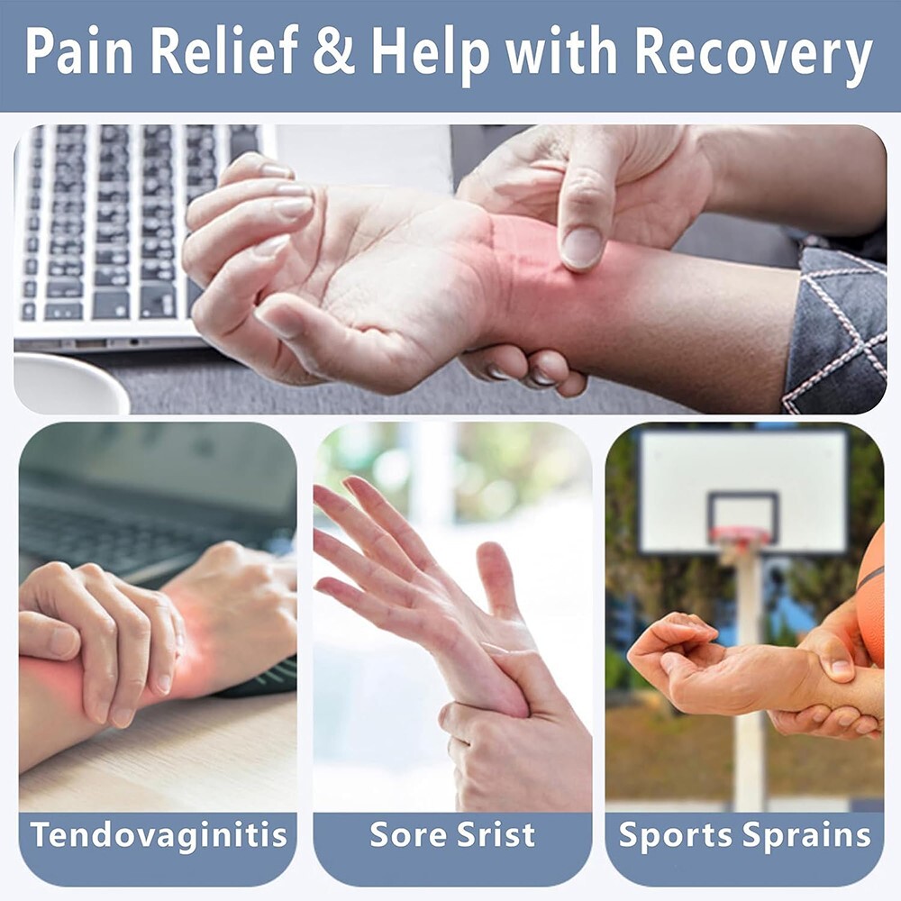 Elastic Bandage Wrist Support Brace fits for Arthritis and Tendinitis USA Seller