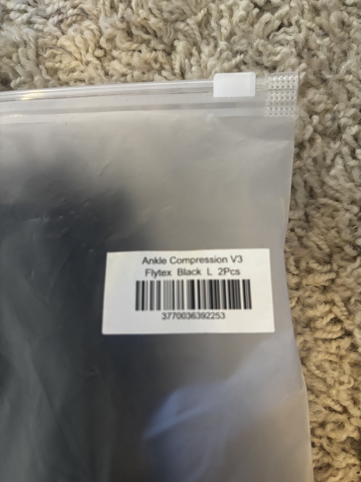 Flytex Ankle Compression Supports V3 Men’s Large Black Comfort Fit 2-Pieces NWT