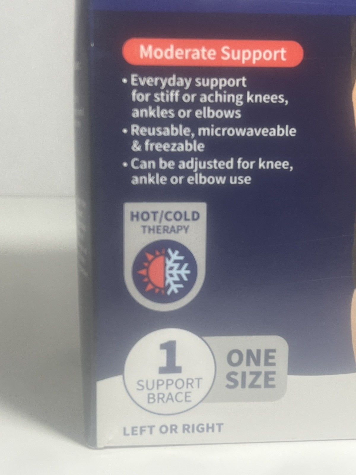 NEW! Walgreens Adjustable Knee & Ankle Support One Size Fits All Left or Right