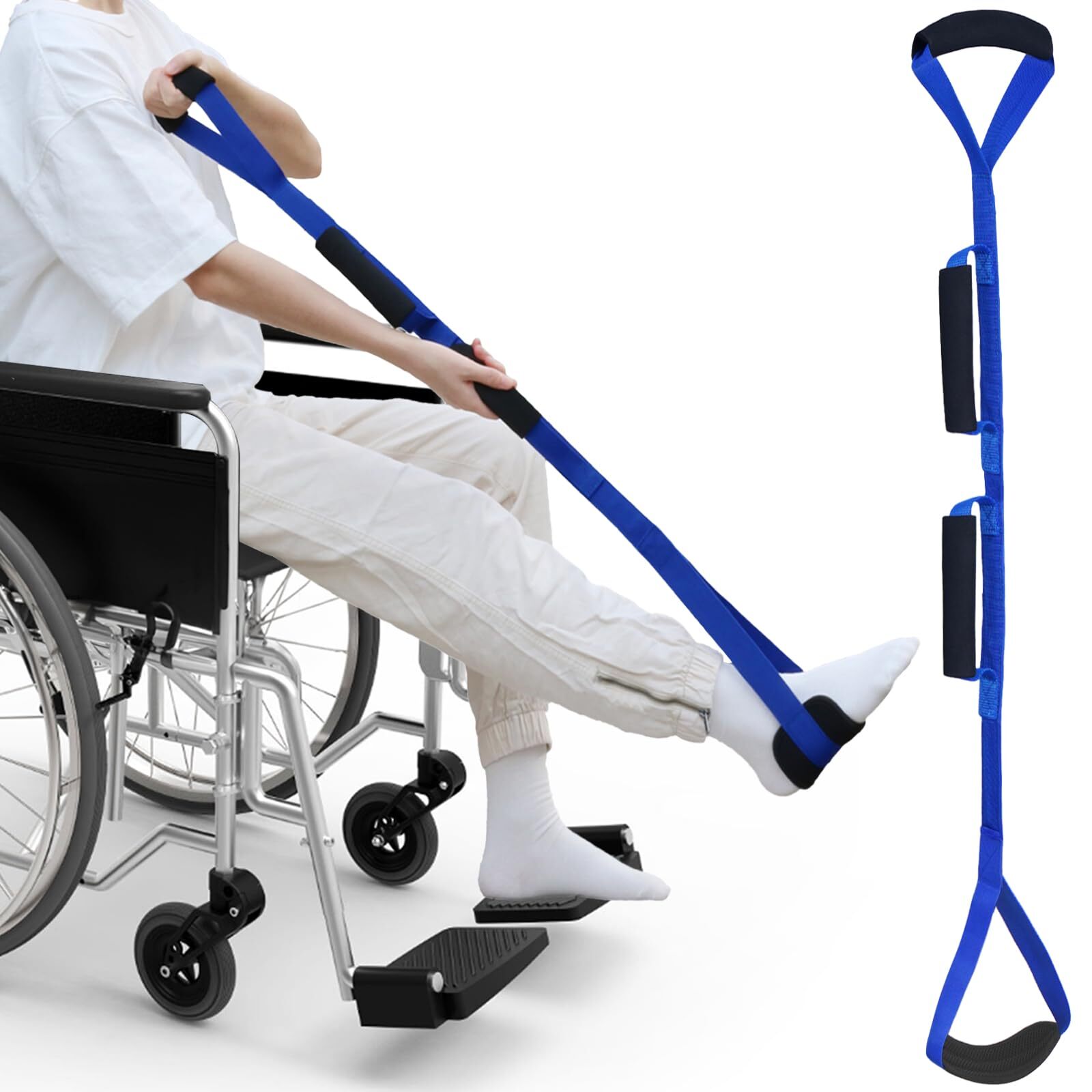 42 Inch Leg Lifter Strap for After Knee Surgery Car Couch Wheelchair Leg Lifter