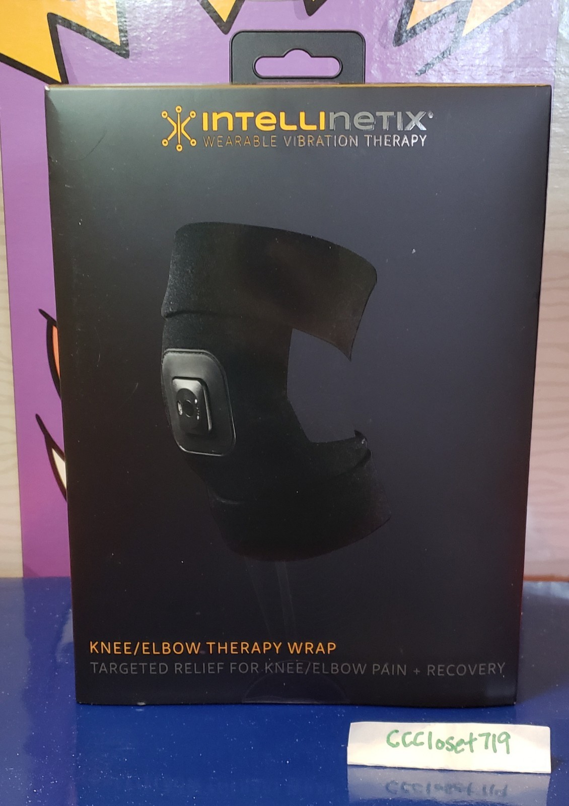 Intellinetix Therapy Knee Elbow Wrap Vibrating Compression Fit