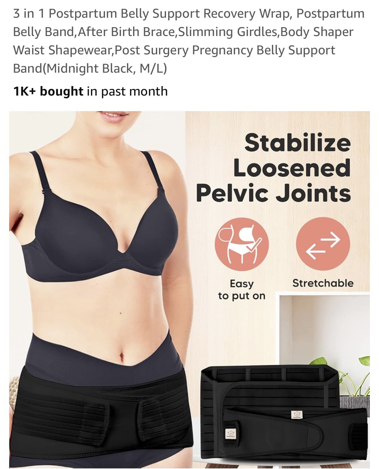 Postpartum Support Belt