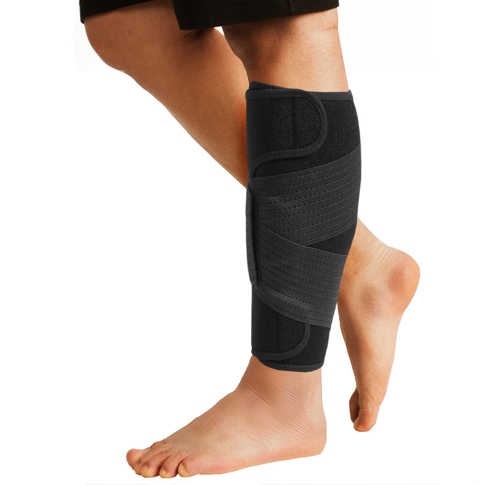 Calf Support Brace Adjustable Shin Splint Compression Calf Wrap Swelling Sleeves