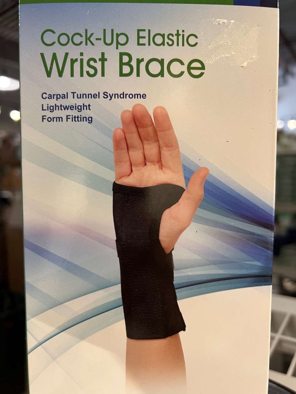 Advanced Orthopaedics Cock-Up Elastic Wrist Brace – Small Left