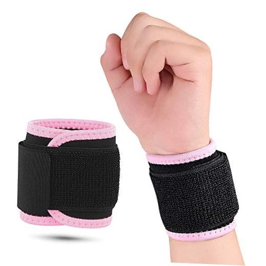Wrist Brace, Compression Wrist Strap Support Wrist for Men & Women, Youth Pink