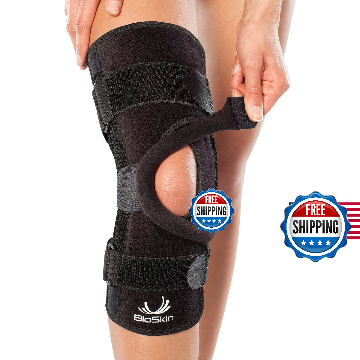 Bioskin Wraparound Patella Stabilizer Knee Brace For Patellofemoral Pain
