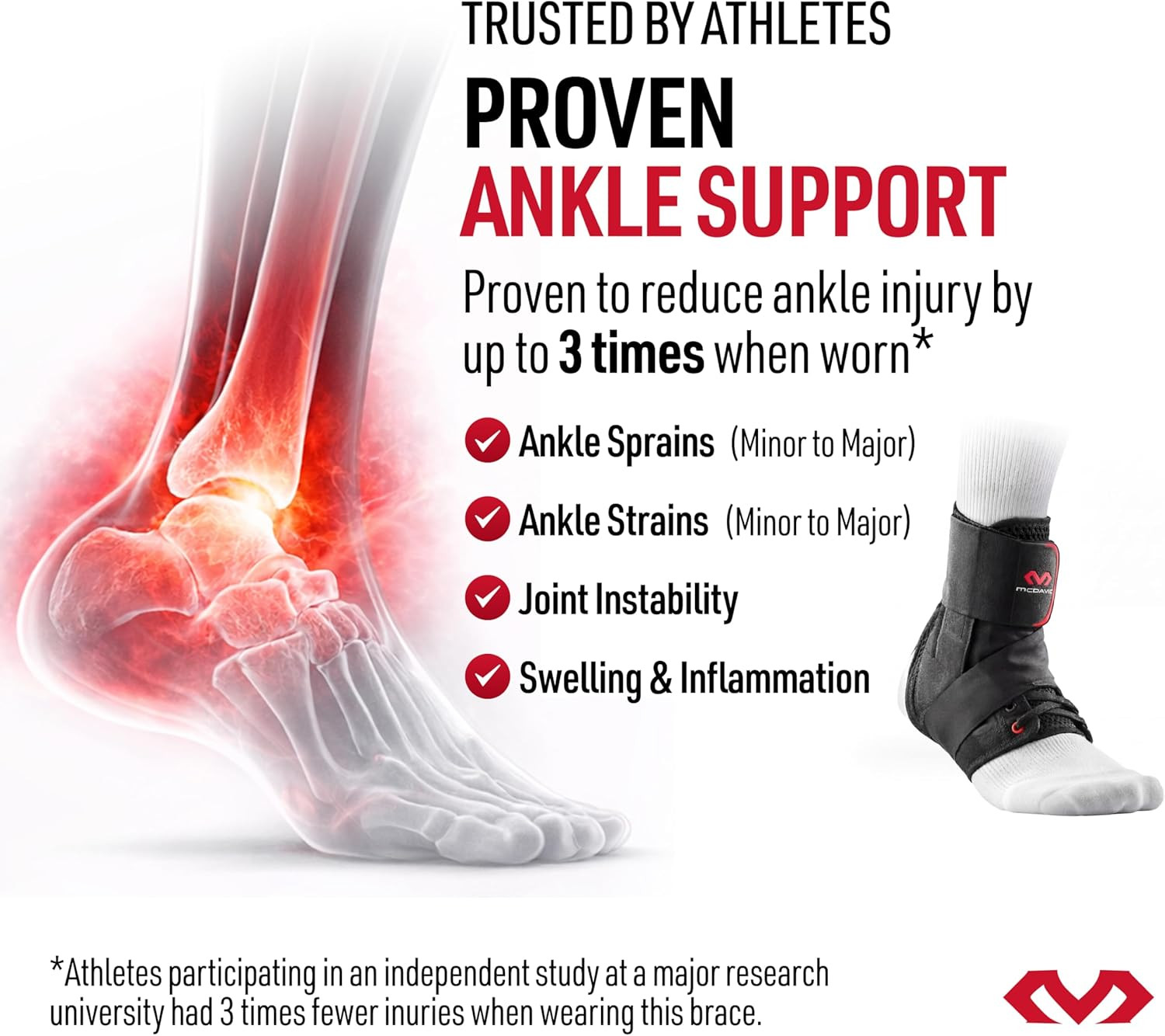 Ankle Brace Ultralight for Sprained Ankle, Figure 8 Ankle Braces, Lace up Ankle