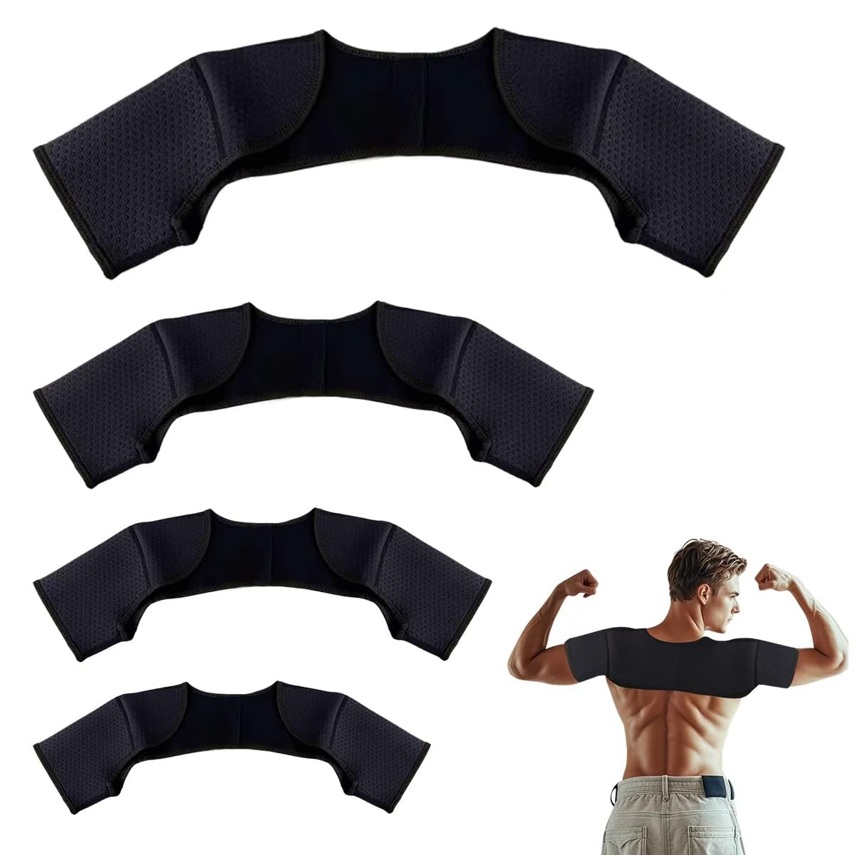 Double Shoulder Brace,Concealed Double Shoulder Brace for Sports Lovers,Comfo…