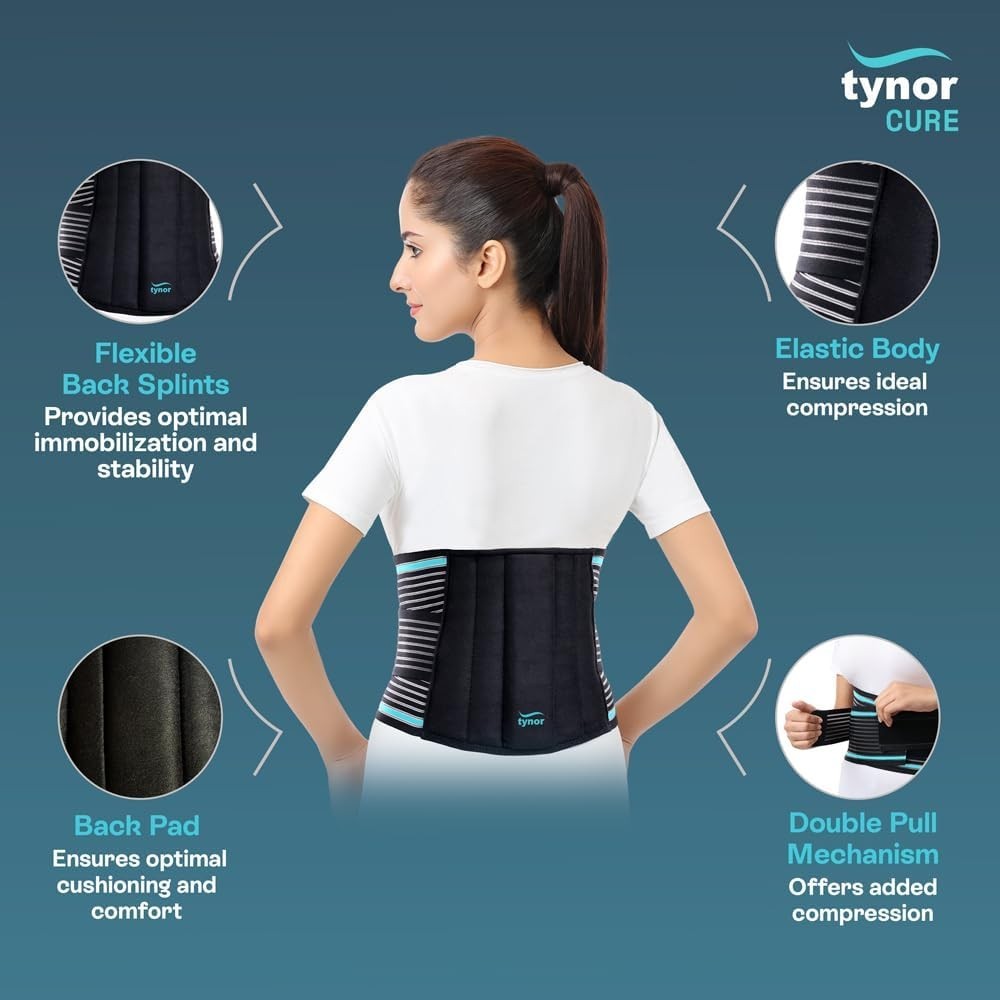 Ergonomic Lower Back Brace XXL – Flexible Support for Sciatica & Herniated Discs