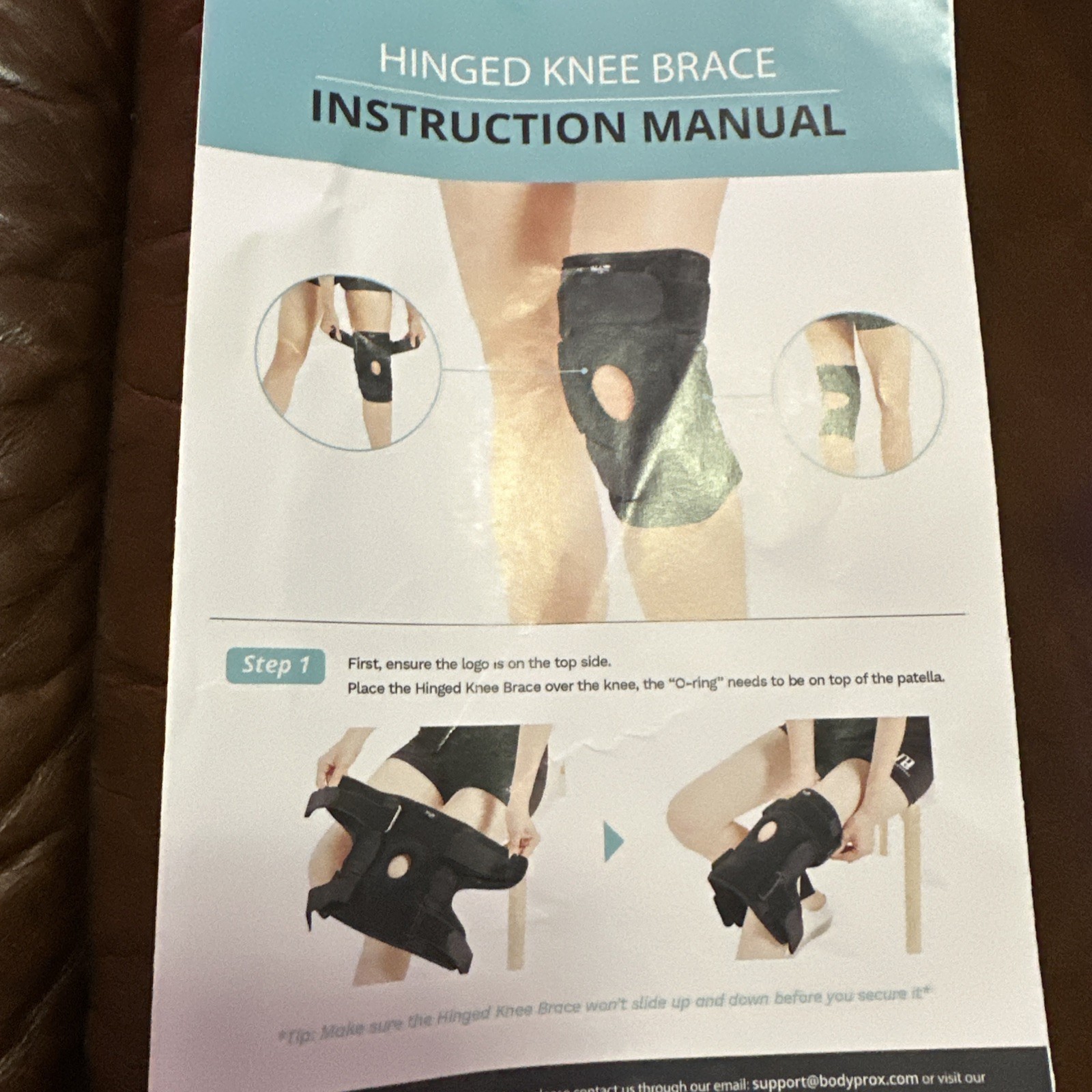Bodyprox Hinged Knee Brace Support forACL Tendon Ligament Meniscus L LG