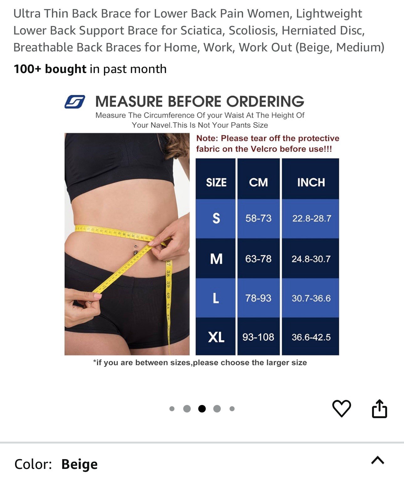 Ultra Thin Back Brace for Lower Back Pain Women Lightweight Lower Back Suppor…