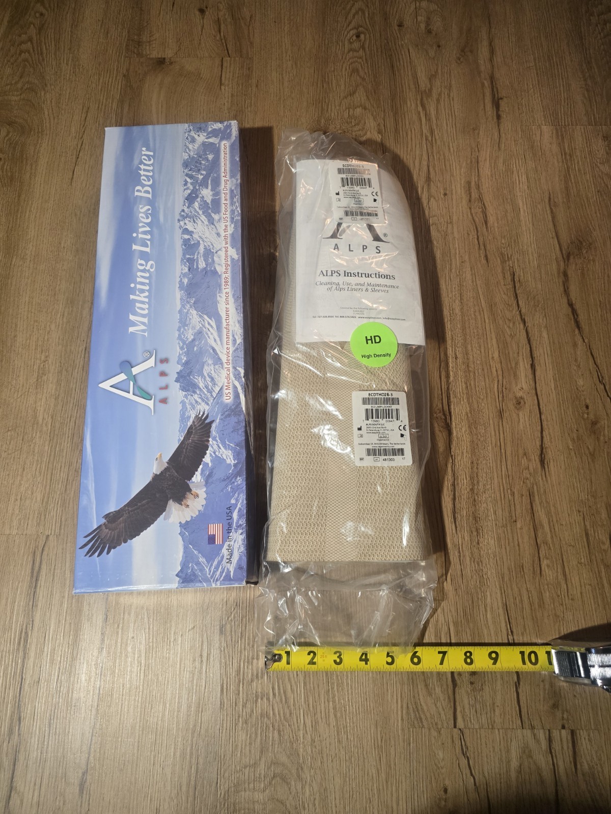 ALPS ECO Liner Locking ECDTHD28-3 Size 28 HD Gel Prosthetic Liner New
