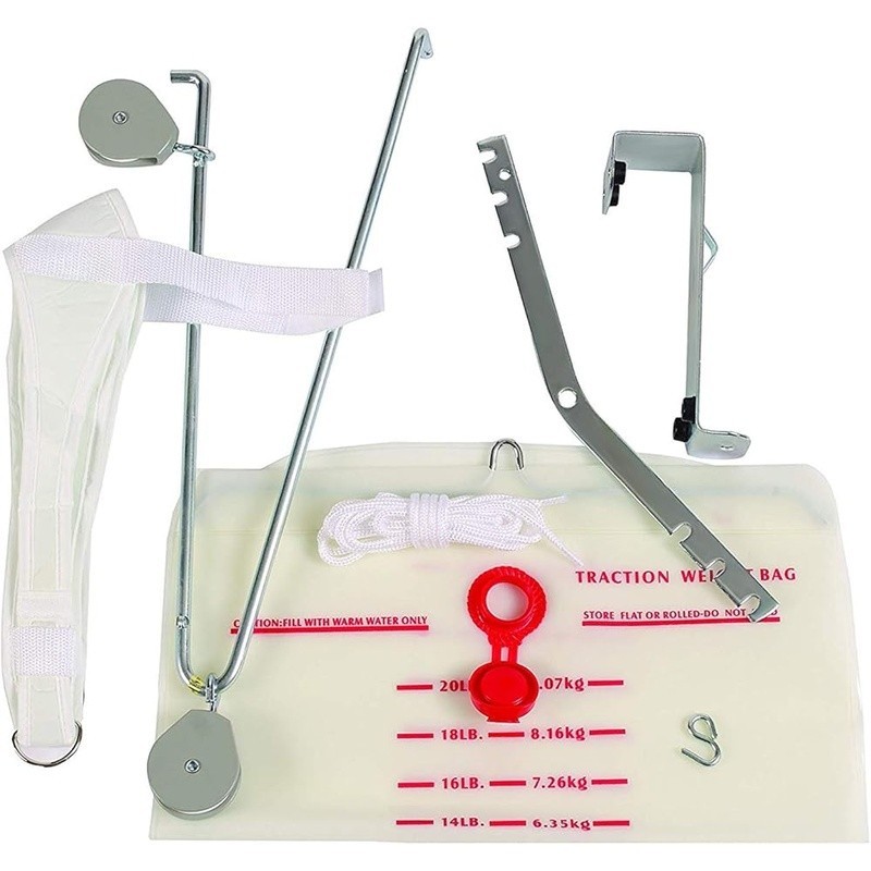 Cervical Traction Device Adjustable Neck Stretcher Pain Relief Home Use