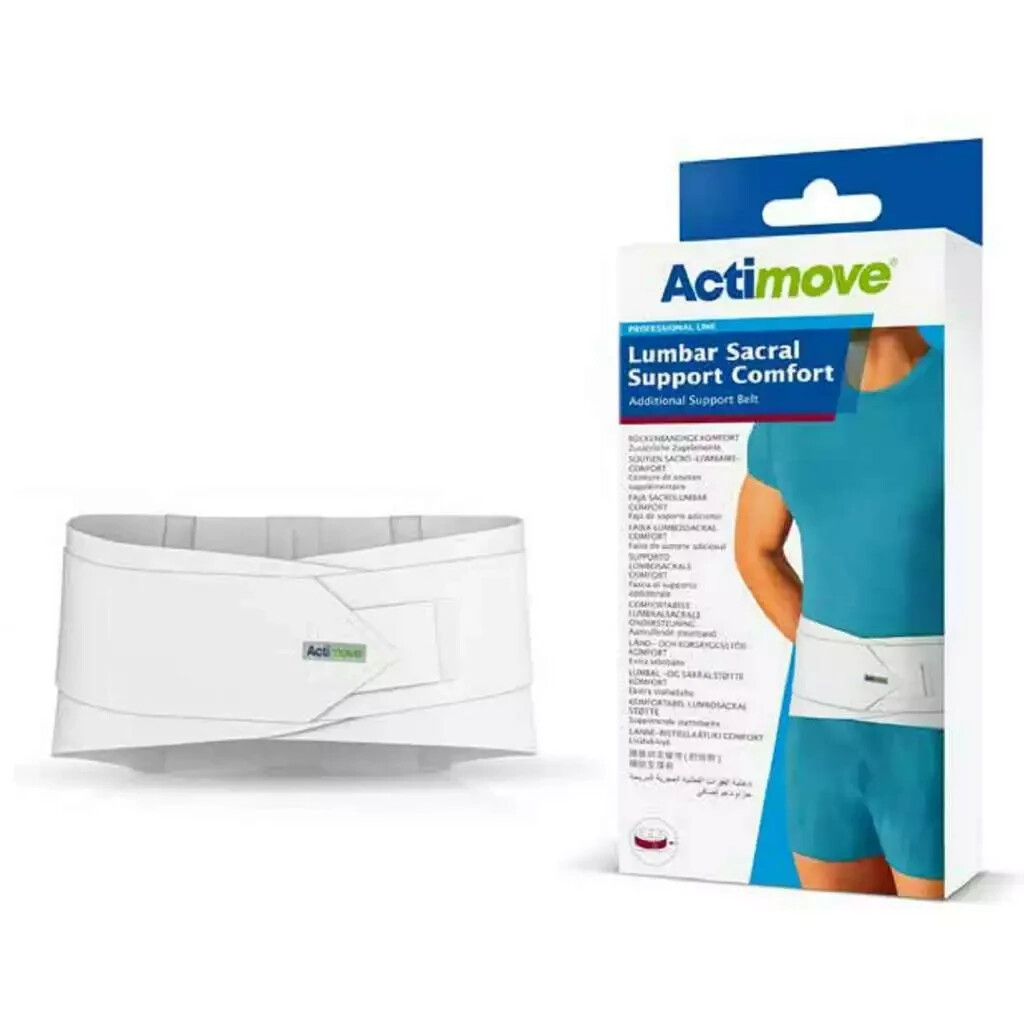 Choice: ACTIMOVE 10″ Lumbar Sacral Back Support Brace/Belt. Professional Line.