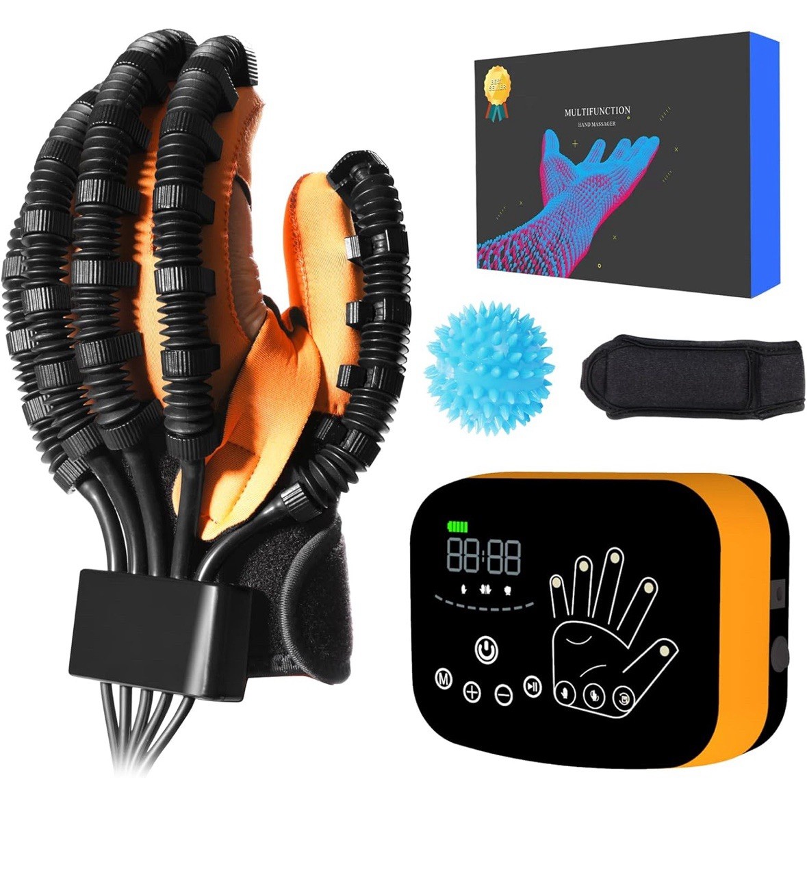 Hand Function Rehabilitation Robot Gloves for Finger Hemiplegia Recovery Trainer