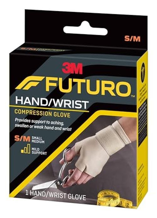 FUTURO Compression Glove, Provides Mild Support to Aching, Weak Small/Medium